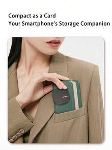 Lenovo US203 Solid-State Drive With Magnetic Closure, High-Speed Data Transfer, Type-C And USB 3.2 Dual-Port Compatibility, Fingerprint Encryption, And Metal Construction - Black - View 5