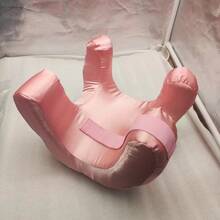 1 pièce Oreiller de visage ergonomique sans défaut - Mousse à mémoire de forme douce, coussin de sommeil sans rides pour dormir sur le dos, multi-usage, oreiller de sommeil de beauté toutes saisons avec housse tissée lavable à sec