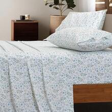 Black Sheets, Deep Pocket, 1800 Thread Count, Soft Breathable, Cute Printed Boho Farmhouse Bed Sheets, Up To 18 Inch - Green - View 10