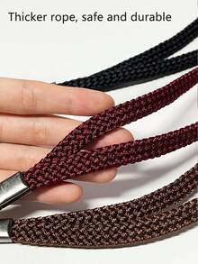 Rutschfester Handgelenkgurt für Gehstöcke älterer Menschen, aufgerüsteter Festziehseilkopf, starker gemusterter Seilkörper, Outdoor-Wanderstockgurt gegen Verlust, rutschfest und gegen Abfallen, kann auch zum Aufhängen von Regenschirmen und Schlüsseln verwendet werden, Handgelenkgurt für Gehstöcke, Wanderstockgurt, Handgelenkgurt für Stöcke