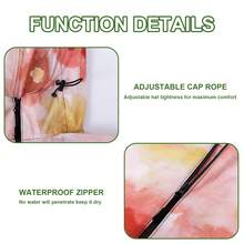 Portable Zipper Hooded Rain Poncho For Adults, Lightweight Rain Coat For Women With Pockets, Waterproof Multicolor Rain Jacket For Women And Men Outdoor Activities, Suitable For Rainy Days, Climbing, Camping, Hiking, Cycling, Fishing