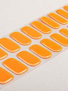 20 Stücke halb ausgehärtete Gel-Nagelfolien, bunte Regenbogen-Bonbon-Farbe/Dopamin-Farbe Kristall-Nagel-Aufkleber, selbstklebende Full-Wrap-Nagelkunst, müssen mit UV-Lampe verwendet werden, einfach anzubringen und zu entfernen, geeignet für Frauen und Mädchen für tägliche Party-DIY-Nagelkunst