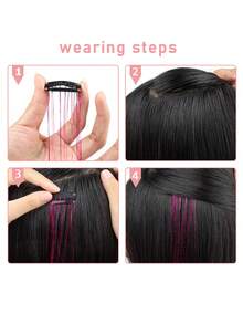 12 kẹp tóc tua rua kim loại vàng sáng bóng thời trang dành cho nữ, ruy băng, tóc nối thẳng, thích hợp để đeo hàng ngày, dự tiệc, dạ hội - Nhiều màu - Xem 5