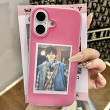 Large Hole Candy Color Jelly Skin Feel Matte Soft Case For IPhone 17 Air 16 15 14 13 Pro Max/17 16 Plus/15 14 13 12 Pro Phone Case Anti-Fingerprint Anti-Drop Anti-Slip Protective Case Unisex Holiday Birthday Gift - 淡青色 - 查看 2