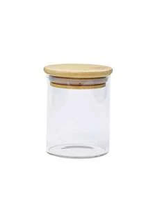 Glass Sealed Jars - Rated Glass Storage Jars With Bamboo Lids, Airtight Glass Biscuit Containers For Pantry Organization. Keeps Biscuit Fresh Longer, Moisture-Proof Dust-Proof; Clear Glass For Easy Content Viewing Suitable For Home Cooks, Bakers, Pantry Organizers, Health Enthusiasts Families Perfect For Kitchen Pantry Storage,