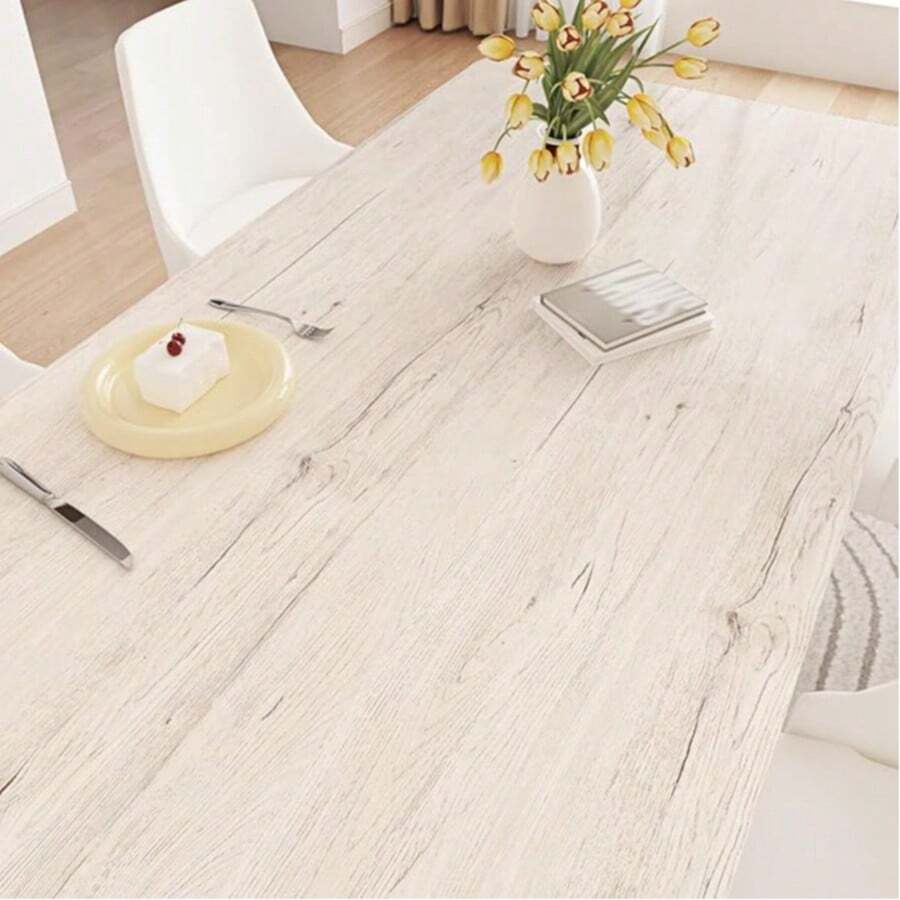 1 Roll Of Vinyl Self-Adhesive Wallpaper, Sticky Wallpaper Can Be Removed, Peeled And Pasted, Suitable For Cabinets, Bookcases, Dining Tables, Work Surface Furniture Renovation, Home Decoration, Aesthetic Stickers, Art Wall Decor, Room Decor, Kitchen Decor