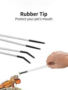 Feeding Tongs Stainless Steel Feeding Clamps Stainless Steel Small Feeding Tongs For Reptiles/Lizards/Spider - Pet Interaction Tool For Aquarium & Craft Use