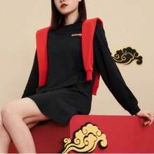 Skechers Vestido de punto minimalista y de  que combina con todo para mujer