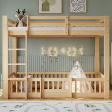 Kids Bedding Accessories - Natural + Solid Wood + 90cm*200cm - View 3