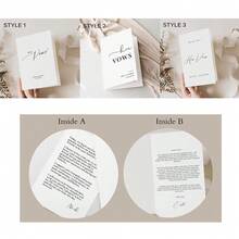 2 pièces Cartes de vœux de mariage minimalistes personnalisées, cartes de vœux de mariage modernes et élégantes personnalisées pour la mariée et le marié