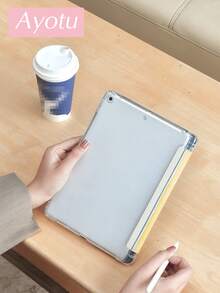 Ayotu 1 件条纹和圣诞树平板电脑保护套和 Kindle 电子书保护套，兼容 iPad 第 10 代、iPad 10.2/Mini6/Mini7/9.7 英寸，兼容三星 Galaxy Tab A9 Plus、Kindle（第 11 代 - 2024 年发布）（6 英寸）、Kindle Paperwhite 第 12 代 2024，很棒的节日礼物，时尚简约的图案。 - 彩色 - 查看 2