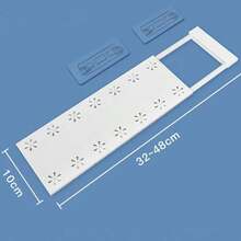 Estantería de almacenamiento ajustable - Armario retráctil sin taladro para cocina, baño | Juego de estantería de expansión ahorradora de espacio, adecuada para la mayoría de las autocaravanas, hecha de materiales duraderos, sin electricidad