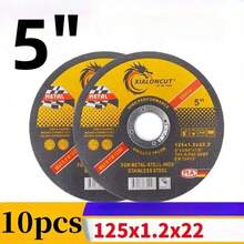 5pcs/10pcs/20pcs/50pcs 5 Inch/125mm Stainless Steel Cutting Discs, 22mm Arbor Hole, 1.2mm Thickness, Metal Grinding Wheels - Black - View 9