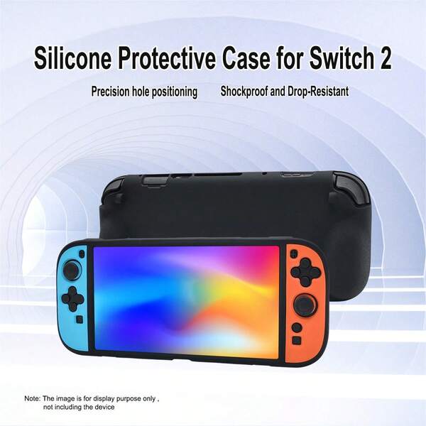 1pc 2nd Gen Console Protective Case, Curved Textured Design For Anti-Slip, Sweat-Proof And Scratch-Resistant