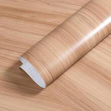40x300cm Papel Tapiz Autoadhesivo para Pared Papel de Contacto Impermeable con Textura de Madera Cortable Papel Vinilo Pelar y Pegar para Renovación de Muebles de Casa Oficina (Roble, 40*300cm) - Marrón - Ver 13