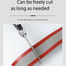 1pc PVC Soft Wire Duct, Cable Trunking For Surface Wiring, Wall Mounted Wire Organizer, Beautify Wall Cables - Multicolor - View 8