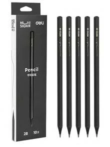 8/10/20/30/50pcs Graphite HB Pencil, Hexagonal Pole Exam Pen For Primary School Students, Sketch Pencil For Art Students, Clear Handwriting, Smooth Writing, Nib Is Not Easy To Break, Sketch, Painting, Writing Essentials, Pure Black Pencil,