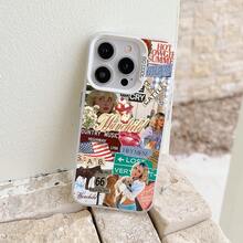 Singer S-Sabrina C-Carpenter Phone Case Is Compatible With For Iphone 16, 15, 14, 13, 12, 11 Pro Max, X, XR, XS Max, 8, 7 Plus, Featuring A Shockproof Matte Back Cover. - Mixed Color 1 - 查看 5