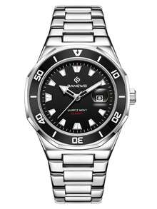 LIGE Teenager Watch Simple Atmospheric Quartz Watch Waterproof Watch Precise Date Clock