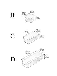 1入組透明珠寶盒,大型珠寶收納盒,情人節禮物 - 無色 - 查看 10