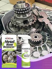 Metal Rust Remover Spray, Household Dissolves Rust Stains, Brightens And Protects Metal Surfaces, Suitable For Multiple Materials - Multicolor - View 2