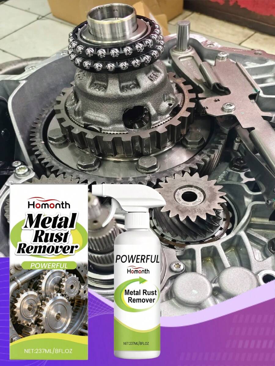 Metal Rust Remover Spray, Household Dissolves Rust Stains, Brightens And Protects Metal Surfaces, Suitable For Multiple Materials