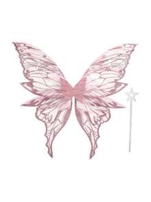 1pc New Holiday Party Halloween Makeup Prop Adult Costume Butterfly Wings Fairy Wings