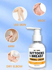 1 件 * 100 克 男士和女士身体曲线紧致霜 胸部和臀部紧致霜 - 保湿紧致按摩凝胶，含蜂蜜提取物和生姜油 - 所有肤质，紧致肌肤，身体塑形霜|舒缓身体霜|低过敏性霜 - 彩色 - 查看 5