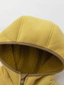 Balabala Giacca in pile per ragazzo BalaOne, Autunno/Inverno 2025, antistatica e calda, unisex - giallo medio - Visualizzare 4