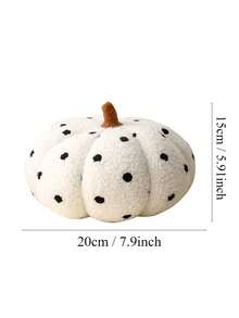 1pc 3D Pumpkin Pillow, Halloween Pumpkin Pillow, Fall Decor, Thanksgiving Decoration Indoor, Fall Winter Throw Pillows Halloween Decoration, Thanksgiving Halloween Party Decoration, Room Decor, Home Decor