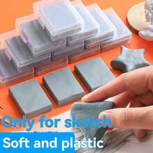 Radieră modelabilă pentru artă și schiță - Radieră moale asemănătoare plastilinei pentru trasarea sârmei, instrument de ștergere artistică pentru artiști/studenți/vânători de Kpop