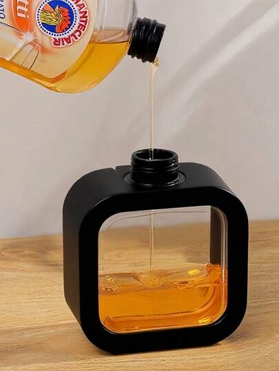 1 pieza Botella de bomba recargable transparente para jabón de manos, perfume, loción, jabón para platos, gel de ducha, dispensador de tamaño de viaje con bomba para el baño