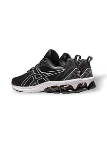 Asics Gel-Quantum 女款跑步鞋 运动透气吸汗轻便百搭弹性好纯色标志易洗日常跑步黑色 1202A384.001 - 黑色 - 查看 2