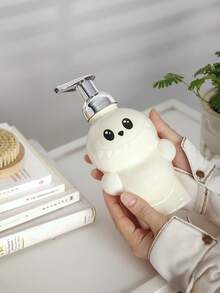 500ml Cartoon Hand Wash Refillable Bottle, Bathroom Shower Gel, Shampoo, Lotion Dispenser Pump Bottle
