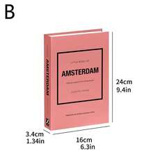 1/3 Peças Decoração de Livro Falso Dobrável Moderno, Livros Artificiais de Estilo Nórdico para Sala de Estar, Casa, Decoração de Loja, Adereços de Fotografia