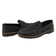 Men's Shoes, Loafers, Social Casual, Non-Slip Sole, Sporty, Elegant, Versatile, Sporty, Fine, Graduation, Everyday, Work - 黑色 - 查看 3