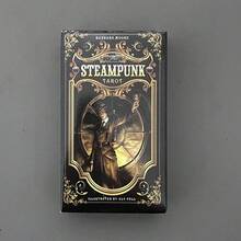 Tajemnice przyszłości z 78 kartami tarota steampunkowego. Karta tarota do wróżenia, gra towarzyska - karty