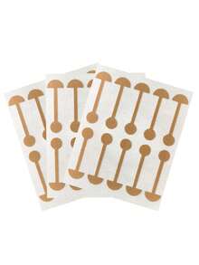 100 pezzi/set di clip per le ali del naso morbide, elastiche e autoadesive. Strisce per la correzione e la bellezza del naso per restringere le narici larghe. Strisce correttive morbide, elastiche e autoadesive per le ali del naso per restringere le narici larghe. - Multicolore - Visualizzare 3