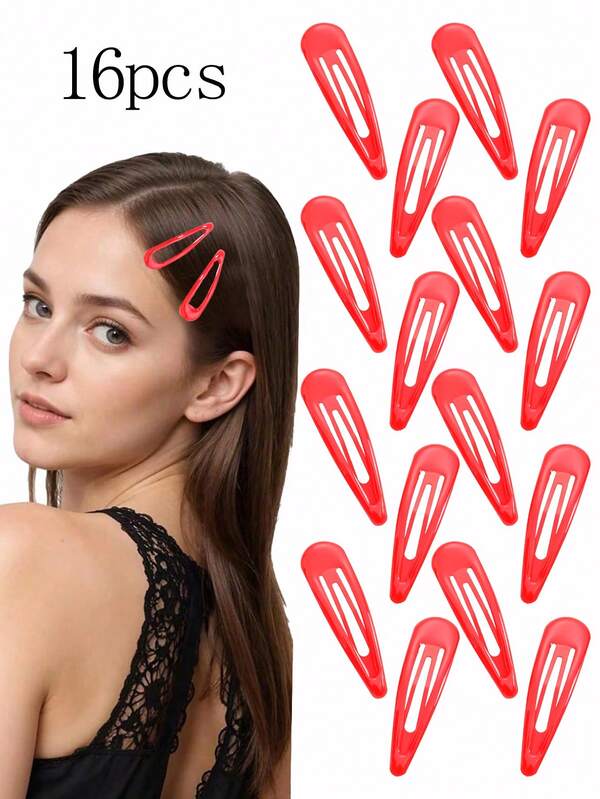 Opakowanie 16 spinek do włosów Water Drop BB, odpowiednich do stylizacji i utrwalania włosów, do codziennego użytku lub na imprezy, aby stworzyć idealne fryzury, spinki do włosów, spinki do włosów, spinki do włosów, spinki do włosów
