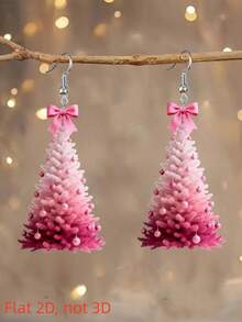 árbol de navidad rosa