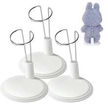 1pc/3pcs Adjustable Doll Stand Suitable For Labubu, Doll Display Stand Suitable For 4-8 Inch (Approximately 10.2-20.3 Cm) Dolls, Keeping Dolls In A Standing Position (Black, 3 Pieces Set) (Dolls Not Included)