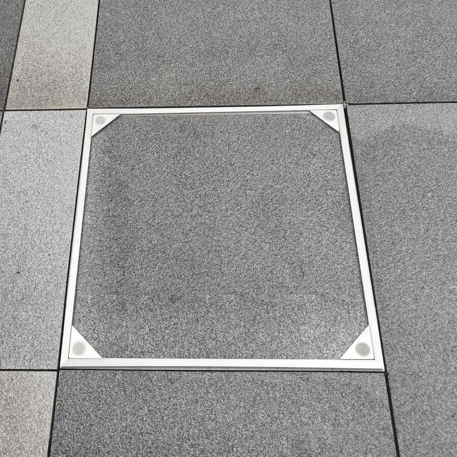 YUNRUX Aluminum Alloy Embedded Manhole Cover, Invisible Inspection Cover For Indoor And Outdoor Use, Manhole Cover - one-size - View 1