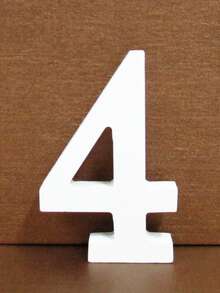 1pc Wooden Decorative Letter Design Home Decor Crafts, Free Combination Decorative Freestanding Wooden Letter Slices For Handicrafts, Family Gatherings, Birthday Parties, Weddings And Other Event Decorations