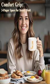 Personalized Ceramic Letter Coffee Mug For Men,(A-Z)Custom Mug Cool Gold Monogram Initial Tea Cup,Unique Gifts Idea For Wife Father Grandpa Boyfriend Friend Friendship(J)