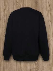 Women'sMusicNoteandEducationalPatternPrintedSweatshirt-BlackwithWhiteLetters,CasualLongSleeveRoundNeckpullover,MusicTeacherApparelFourSeasonsComfortableStyle,SuitableforEducatorsandMusicEnthusiastsFashionDesign,SoftFabric,TrendyLoosefitHipHopStreetStyle,Unisex Style For Both Men And WomenFashion DesignComfortable For SportsThe Fabric Is SoftEveryday CasualSpring And Autumn New StyleHome Daily - Black - View 2