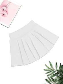 Women's 3pcs Sport Set - High Waist Skirt With Leggings & Pocket Shorts For Running - Black, White, Navy Blue - View 5