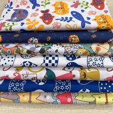 Bộ 7 mảnh vải cotton in hình mèo dễ thương, thích hợp để thêu đắp, làm vải búp bê, may vá và chắp vá thủ công, lý tưởng cho người mới bắt đầu làm đồ thủ công chắp vá, chăn ga gối đệm, rèm cửa, vỏ gối và các phụ kiện thủ công khác. - Nhiều màu - Xem 4