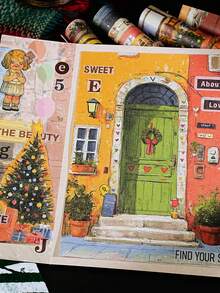 Hârtie Tori pentru scrapbooking, 20 buc/set, serie cu tematică de Crăciun, versatilă pentru jurnalizare, scrapbooking și scris