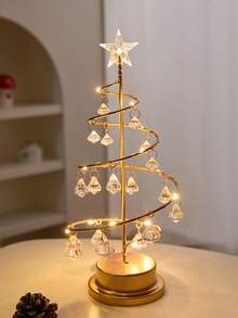 1 Artificial Christmas Tree Light Set, With Stars On The Top And Powered By Batteries (Battery Not Included) - Suitable For Holiday Room Decoration, Birthday Parties And Gift Giving, Christmas Decorations Christmas Decoration XMAS Decor Christmas Tree Gift Decor Thanksgiving Wedding Home Decor Home Decor Fall Decor Autumn Decor Birthday Decorations For Gifts Party Supplies Indoor Outdoor Garden Holiday Festival Decor Halloween Decor Wall Decor Halloween Ornaments