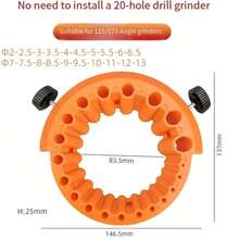 Upgrade 118 Degree Angle Grinder Drill Bit Sharpener Power Drill Bit Grinding Tool For 2 To 13mm Drill Bits - Multicolor - View 5